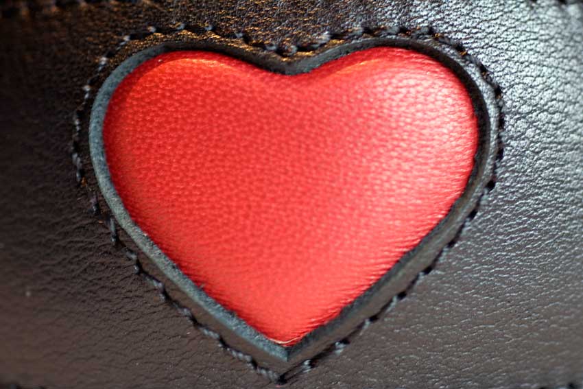 Red hearts - our signature hound collar design