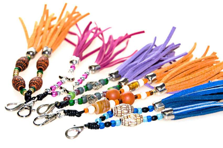 Order a decorative collar tassels to compliment your Swarovski martingale dog collar