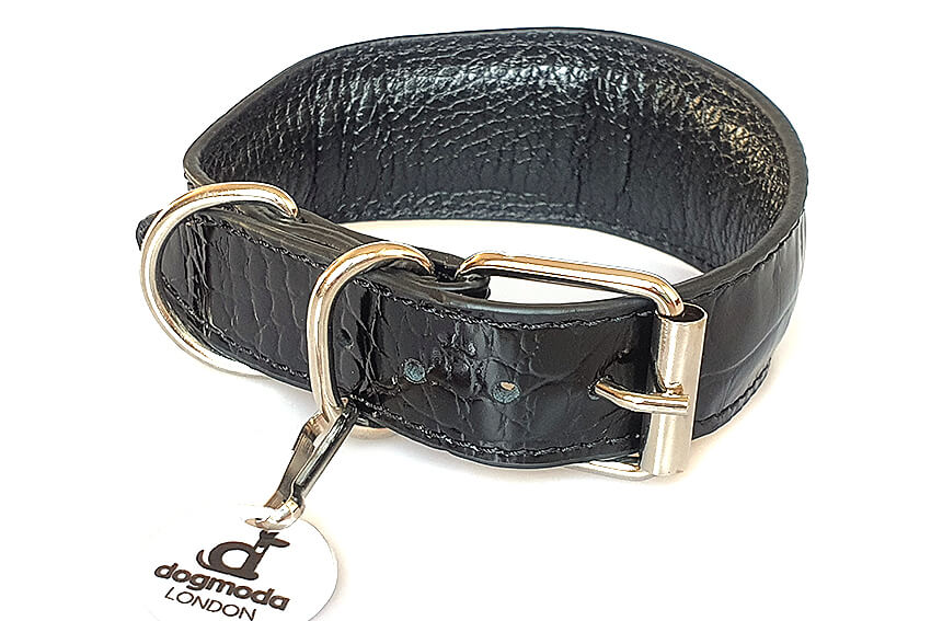 All Dog Moda collars are fully lined and padded